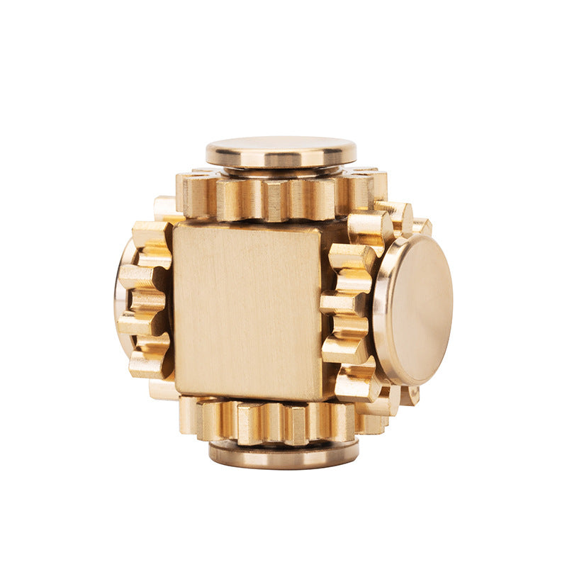 Brass Cube Gears Spinner