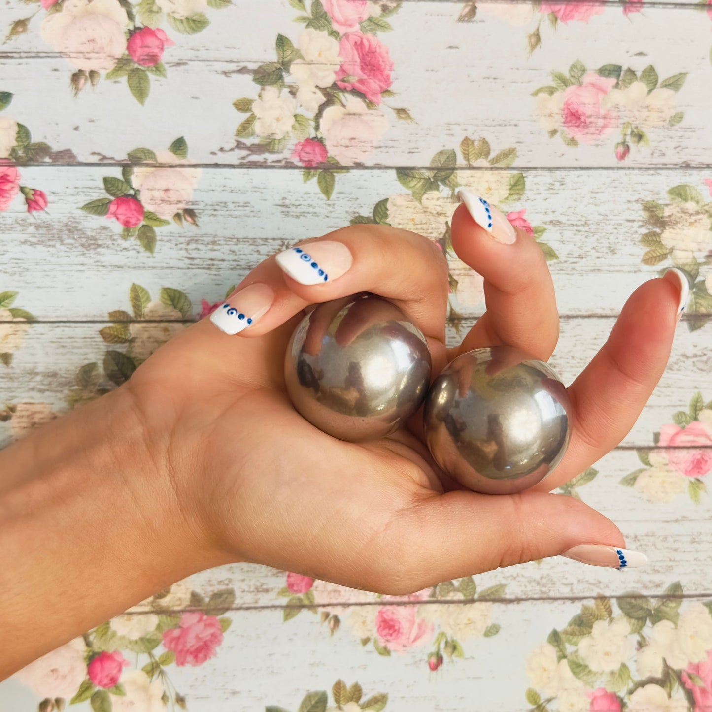 2-Pc Stainless Steel Baoding Balls